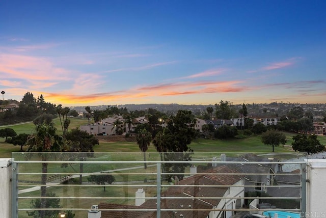 7570 Gibraltar St Unit 101, Carlsbad, CA 92009 - view of yard at dusk