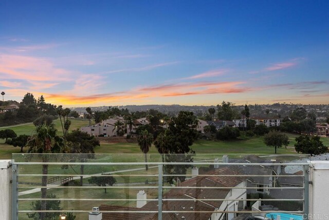 7570 Gibraltar St Unit 101, Carlsbad, CA 92009 - view of yard at dusk