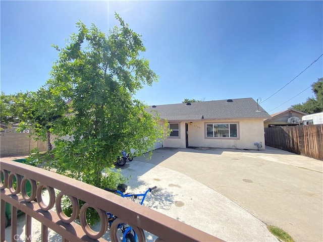 3759 Ahern Dr, Baldwin Park, CA 91706 - view of front of home featuring stucco siding and a patio area
