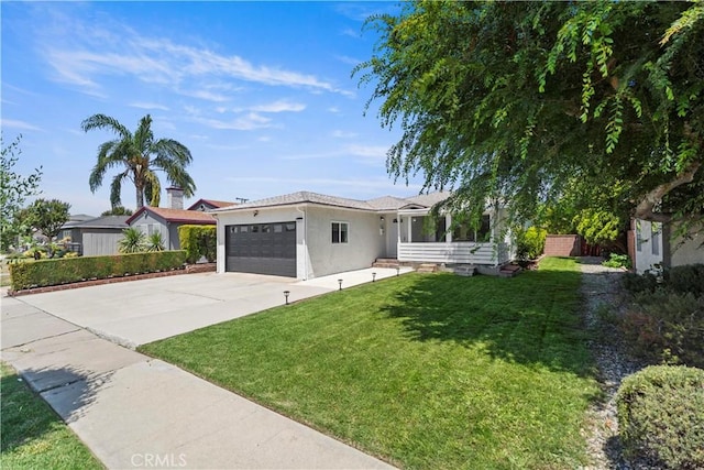 20832 Halldale Ave, Torrance, CA 90501 - single story home with an attached garage, stucco siding, driveway, and a front lawn