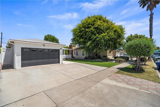 20832 Halldale Ave, Torrance, CA 90501 - ranch-style home featuring a garage, a front yard, and stucco siding