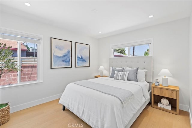 20832 Halldale Ave, Torrance, CA 90501 - bedroom with light wood-style floors and recessed lighting