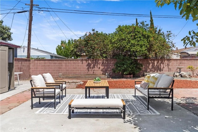 20832 Halldale Ave, Torrance, CA 90501 - fenced backyard featuring an outdoor hangout area and a patio area