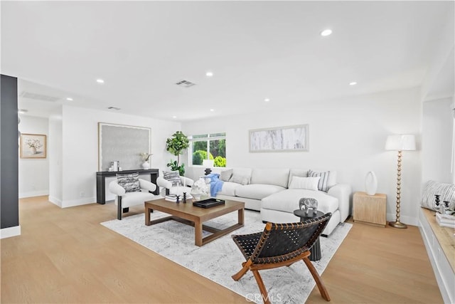20832 Halldale Ave, Torrance, CA 90501 - living area featuring light wood-style floors and recessed lighting