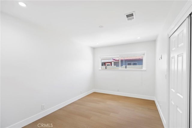 20832 Halldale Ave, Torrance, CA 90501 - empty room with light wood-type flooring and recessed lighting