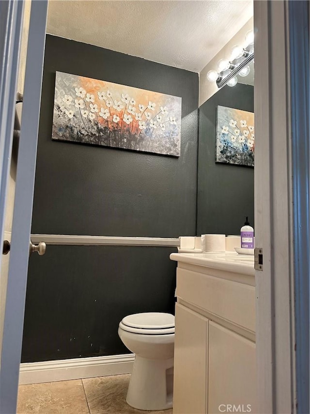 2690 Peralta Ct, Tustin, CA 92782 - half bathroom with vanity and tile patterned floors