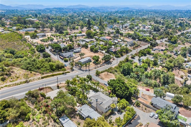 210 N Stage Coach Ln, Fallbrook, CA 92028 - aerial view of residential area with a mountain backdrop