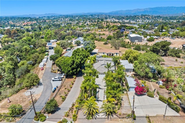 210 N Stage Coach Ln, Fallbrook, CA 92028 - aerial perspective of suburban area featuring a mountainous background