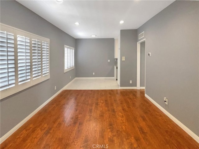14560 Clark St Unit 202, Sherman Oaks, CA 91411 - empty room with wood finished floors and recessed lighting