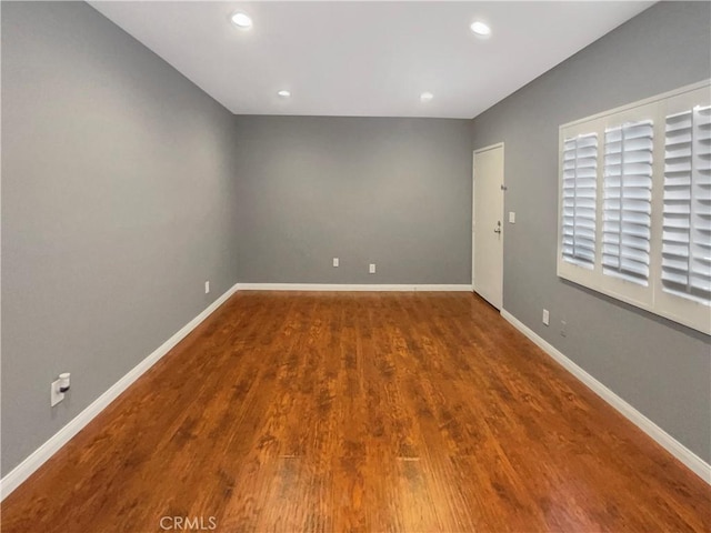 14560 Clark St Unit 202, Sherman Oaks, CA 91411 - empty room with wood finished floors and recessed lighting