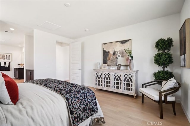 38840 Malva Rosa Dr, Palmdale, CA 93551 - bedroom with wood finished floors and recessed lighting