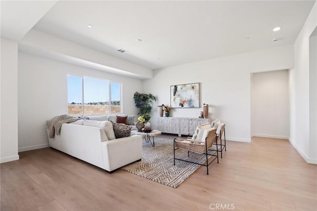 38840 Malva Rosa Dr, Palmdale, CA 93551 - living area featuring light wood finished floors and recessed lighting