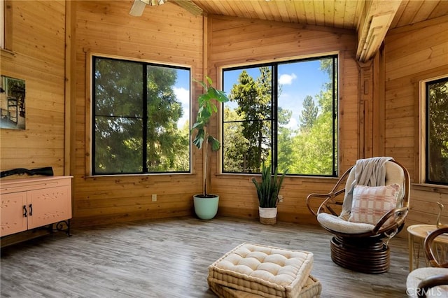 161 Pine Ridge Rd, Crestline, CA 92325 - sunroom / solarium featuring healthy amount of natural light and lofted ceiling