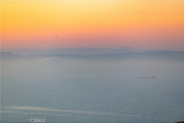 869 Rincon Ln, Palos Verdes Estates, CA 90274 - water view featuring a mountain backdrop