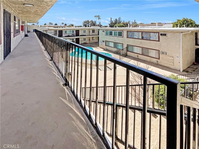 8800 Cedros Ave Unit 209, Panorama City, CA 91402 - balcony featuring view of pool