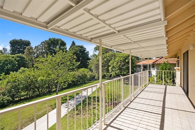 905 Ronda Sevilla Unit 0, Laguna Woods, CA 92637 - balcony featuring view of scattered trees