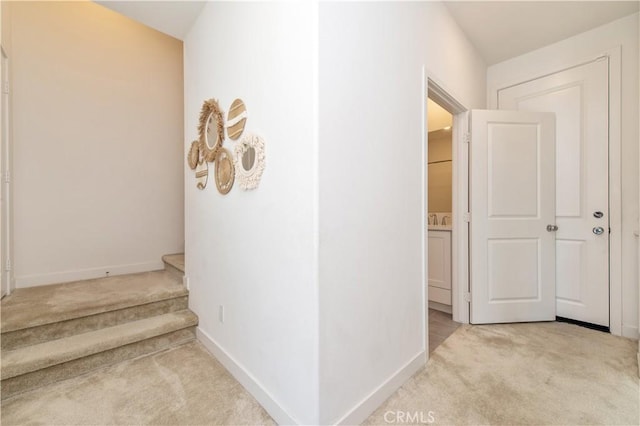 251 Sash, Irvine, CA 92618 - hall featuring carpet floors and stairs