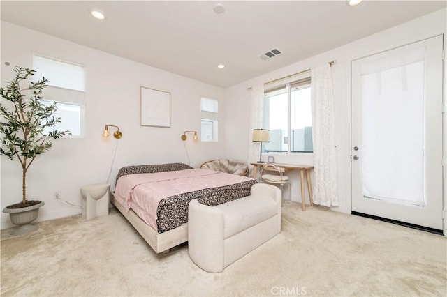 251 Sash, Irvine, CA 92618 - bedroom featuring light carpet and recessed lighting