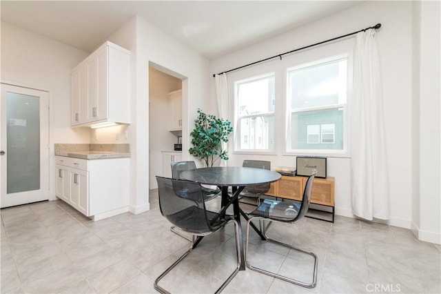 251 Sash, Irvine, CA 92618 - dining room with baseboards and light tile patterned floors