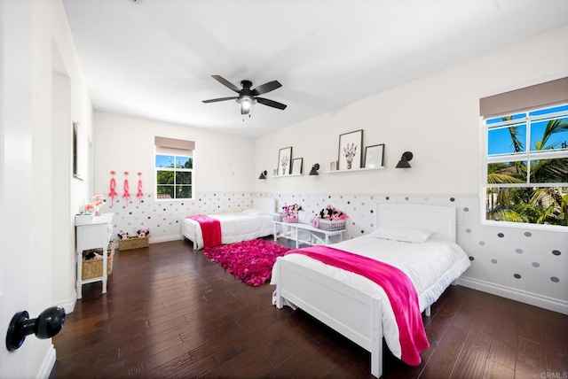 2814 Rambling Vista Rd, Chula Vista, CA 91915 - bedroom featuring hardwood / wood-style floors and ceiling fan