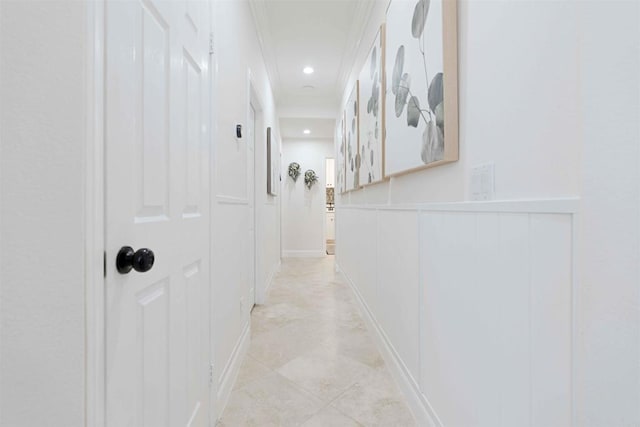 2814 Rambling Vista Rd, Chula Vista, CA 91915 - hall with recessed lighting and light tile patterned floors