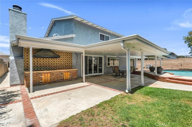 2146 N Brower St, Simi Valley, CA 93065 - back of property with a patio area and stucco siding
