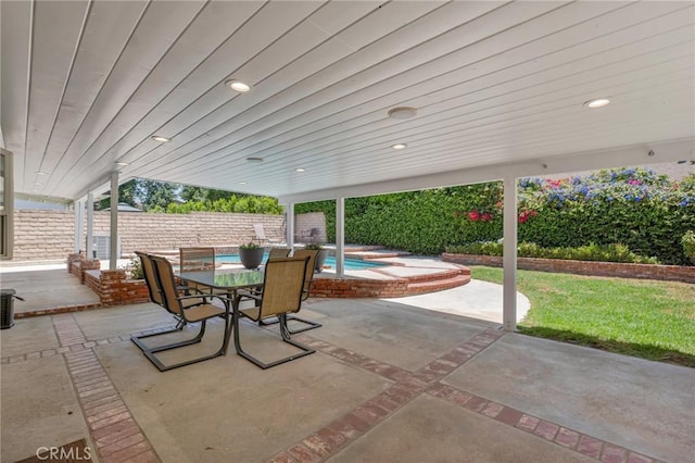 2146 N Brower St, Simi Valley, CA 93065 - fenced backyard with a patio and outdoor dining space