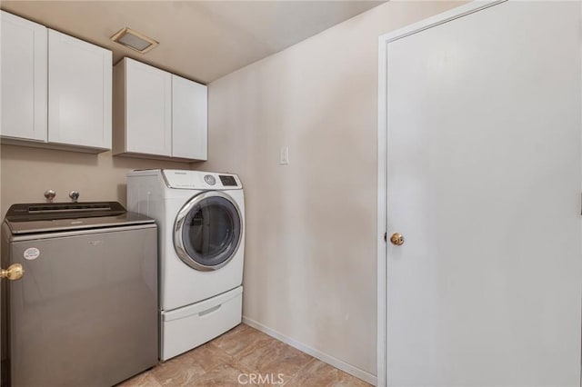 2146 N Brower St, Simi Valley, CA 93065 - laundry room with cabinet space and independent washer and dryer