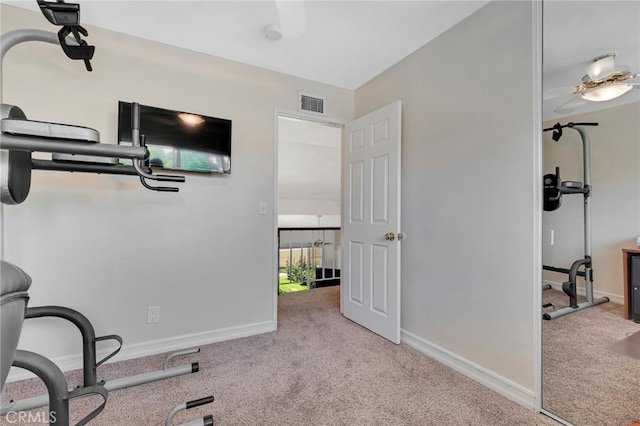 2146 N Brower St, Simi Valley, CA 93065 - workout room featuring carpet and baseboards