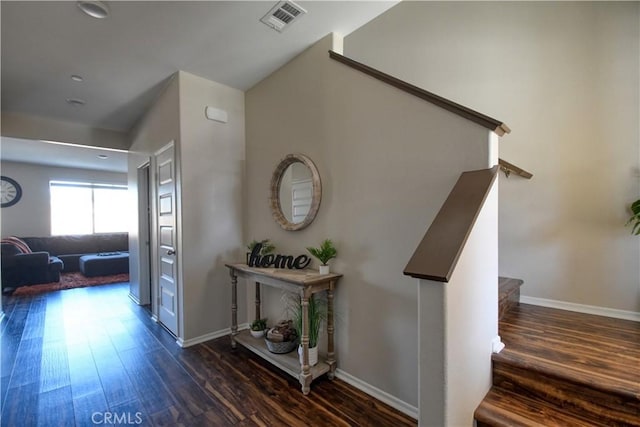 885 Latitude, Banning, CA 92220 - stairs featuring wood finished floors and baseboards