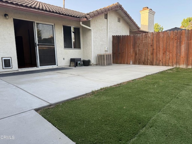 109 B St, Fillmore, CA 93015 - rear view of house with a patio, stucco siding, and a tiled roof