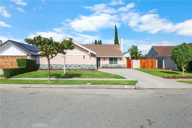 17824 Holmes Ave, Cerritos, CA 90703 - view of front of house featuring stucco siding and stone siding