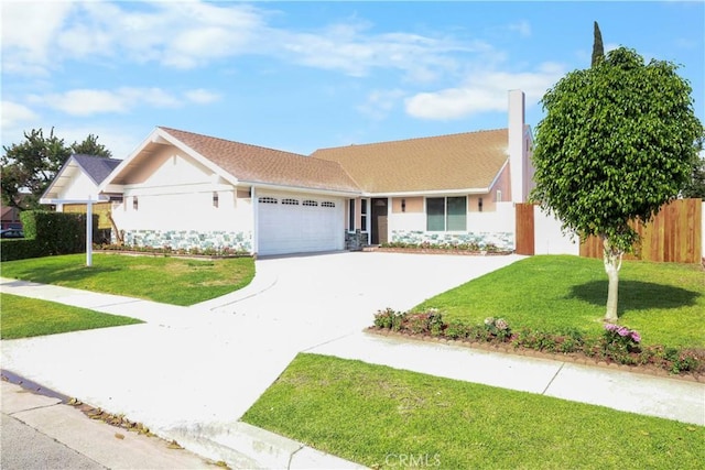 17824 Holmes Ave, Cerritos, CA 90703 - ranch-style house featuring an attached garage and driveway
