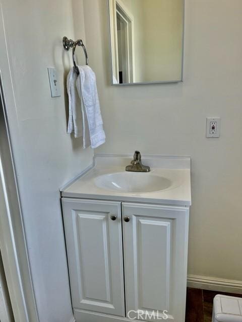 430 W 19th St, San Pedro, CA 90731 - bathroom with vanity and baseboards