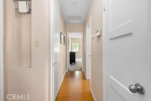 2968 Casitas Ave, Altadena, CA 91001 - hall featuring light wood-style flooring and baseboards