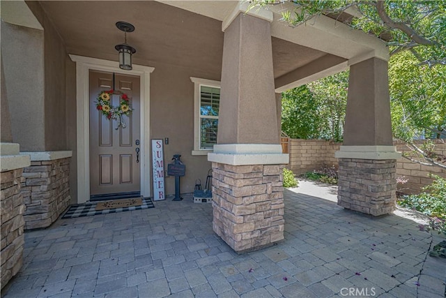 22348 Driftwood Ct, Saugus, CA 91350 - doorway to property with stucco siding