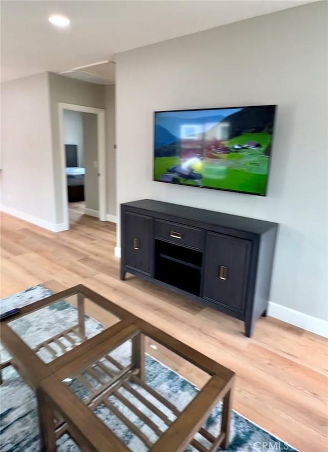 3520 Grand Ave, Huntington Park, CA 90255 - living room with light wood-style flooring and recessed lighting
