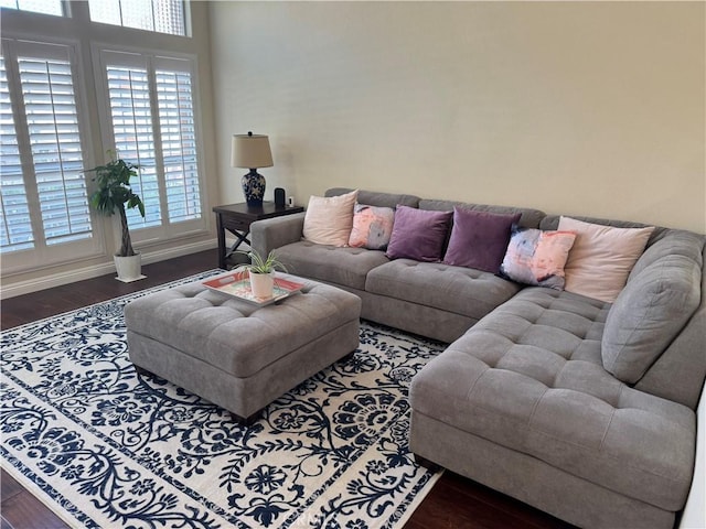 5 Arese Aisle, Irvine, CA 92606 - living area featuring wood finished floors and plenty of natural light