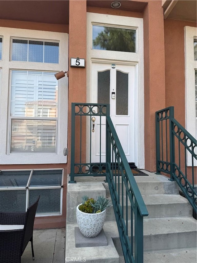 5 Arese Aisle, Irvine, CA 92606 - view of exterior entry with stucco siding