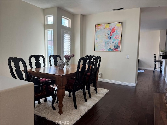 5 Arese Aisle, Irvine, CA 92606 - dining area with baseboards and dark wood-style flooring