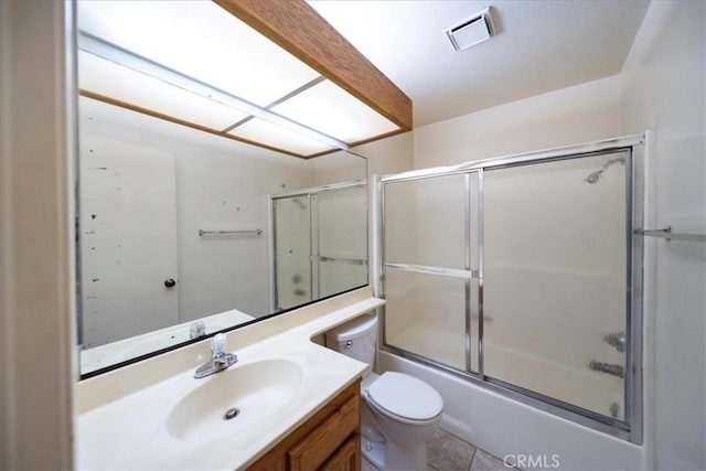 42205 Rubicon Cir, Temecula, CA 92591 - bathroom featuring vanity, combined bath / shower with glass door, and tile patterned floors