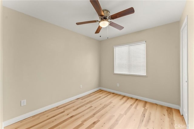 1446 Morgan Rd, San Bernardino, CA 92407 - spare room with wood finished floors and a ceiling fan