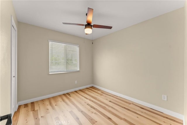 1446 Morgan Rd, San Bernardino, CA 92407 - spare room featuring wood finished floors and ceiling fan