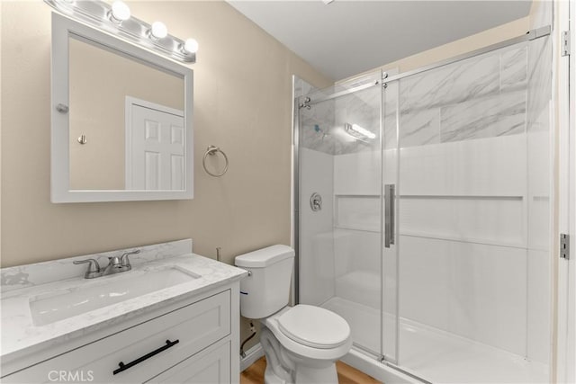 1446 Morgan Rd, San Bernardino, CA 92407 - bathroom featuring vanity and a shower stall