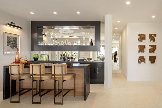 7888 Muirfield Way, Rancho Santa Fe, CA 92067 - indoor wet bar with recessed lighting