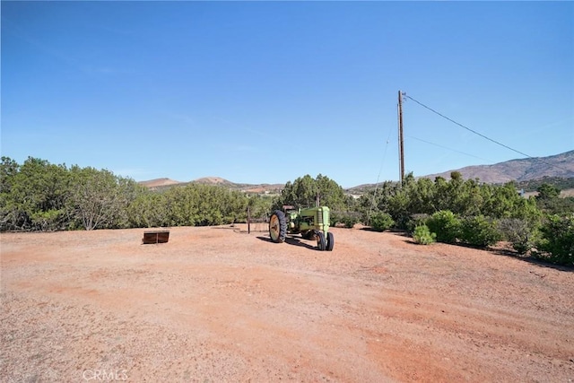 6020 Valley Sage Rd, Acton, CA 93510 - view of yard with a mountain view