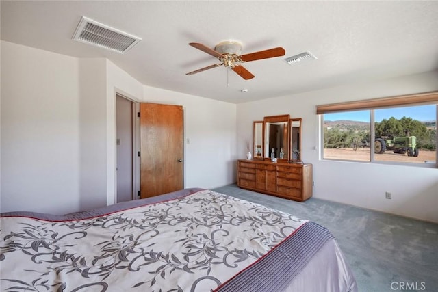 6020 Valley Sage Rd, Acton, CA 93510 - bedroom featuring carpet flooring and a ceiling fan