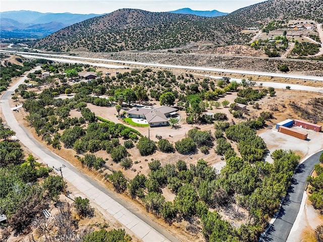 6020 Valley Sage Rd, Acton, CA 93510 - drone / aerial view of a mountain backdrop