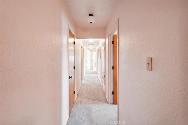 6020 Valley Sage Rd, Acton, CA 93510 - hall with light colored carpet and a textured wall