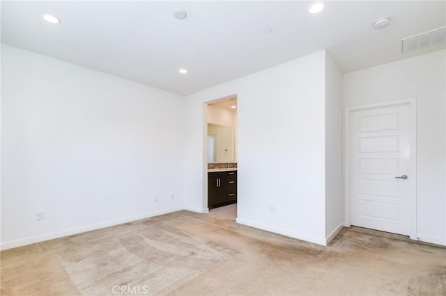 16 Agave, Lake Forest, CA 92630 - spare room with light colored carpet, recessed lighting, and a smoke detector